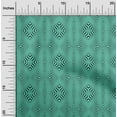 thumbnail image 2 of oneOone Viscose Jersey Turquoise Green Fabric Moire Sewing Craft Projects Fabric Prints By Yard 60 Inch Wide, 2 of 4