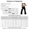 thumbnail image 3 of Gvmfive Women's Solid Suspenders Trousers Buttons Pockets Bib Pants Casual Overalls, 3 of 3