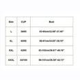 thumbnail image 6 of Zpanxa Bras for Women Leopard Bra Wire Free Underwear One-Piece Bra Everyday Underwear Womens Bras Sports Bra Gray XL, 6 of 6