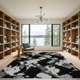 thumbnail image 2 of ODIKA 6'x9' Machine Washable Non-Slip Area Rug, Abstract Gray High Traffic Rug, Gray, 1009520, 2 of 7