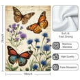 thumbnail image 3 of 2 Pcs Funny Kitchen Towels,Vintage Butterfly and Flower Microfiber Dish Towels,Kitchen Tea Towels,Kitchen Towel Set (18" X 26"), 3 of 3
