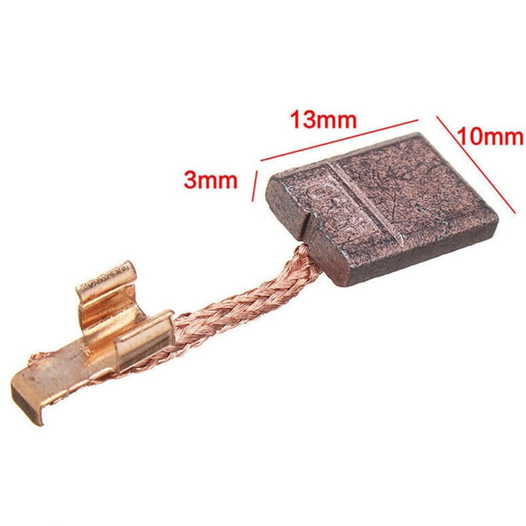 4-Pack Carbon Brushes For CB-440, CB-448, CB-436, 195021-6, 194427-5, 194159-4 – Power Tool Replacement Parts, 13x10x3mm