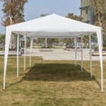 thumbnail image 3 of UWR-Nite Outdoor Party Tent with 5 Side Walls, 10' x 30' White Patio Gazebo Canopy Tent for Outside, Sunshade Shelter Folding Gazebo Canopy Tent, Waterproof Outdoor Gazebo Tent for Backyard Wedding, 3 of 14