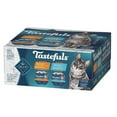thumbnail image 1 of Blue Buffalo Tastefuls Chicken and Turkey Entrées Spoonless Singles Pate Wet Cat Food Variety 12 Pack, 1 of 8