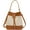 Brown, variant on CoCopeaunts Straw Bag for women Summer Beach Bag Woven Hobo Handbag Work Tote Bag Vacation Bucket Bag Crossbody Purse