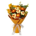 thumbnail image 3 of deevoka Crochet Flower Bouquet Already Made Mother Day Gift for Birthday Girl Friend Yellow, 3 of 8