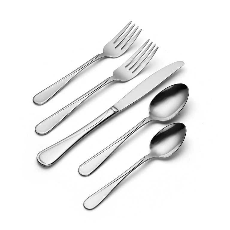 Oneida Flight 65-Piece Stainless-Steel Flatware Set with Serving