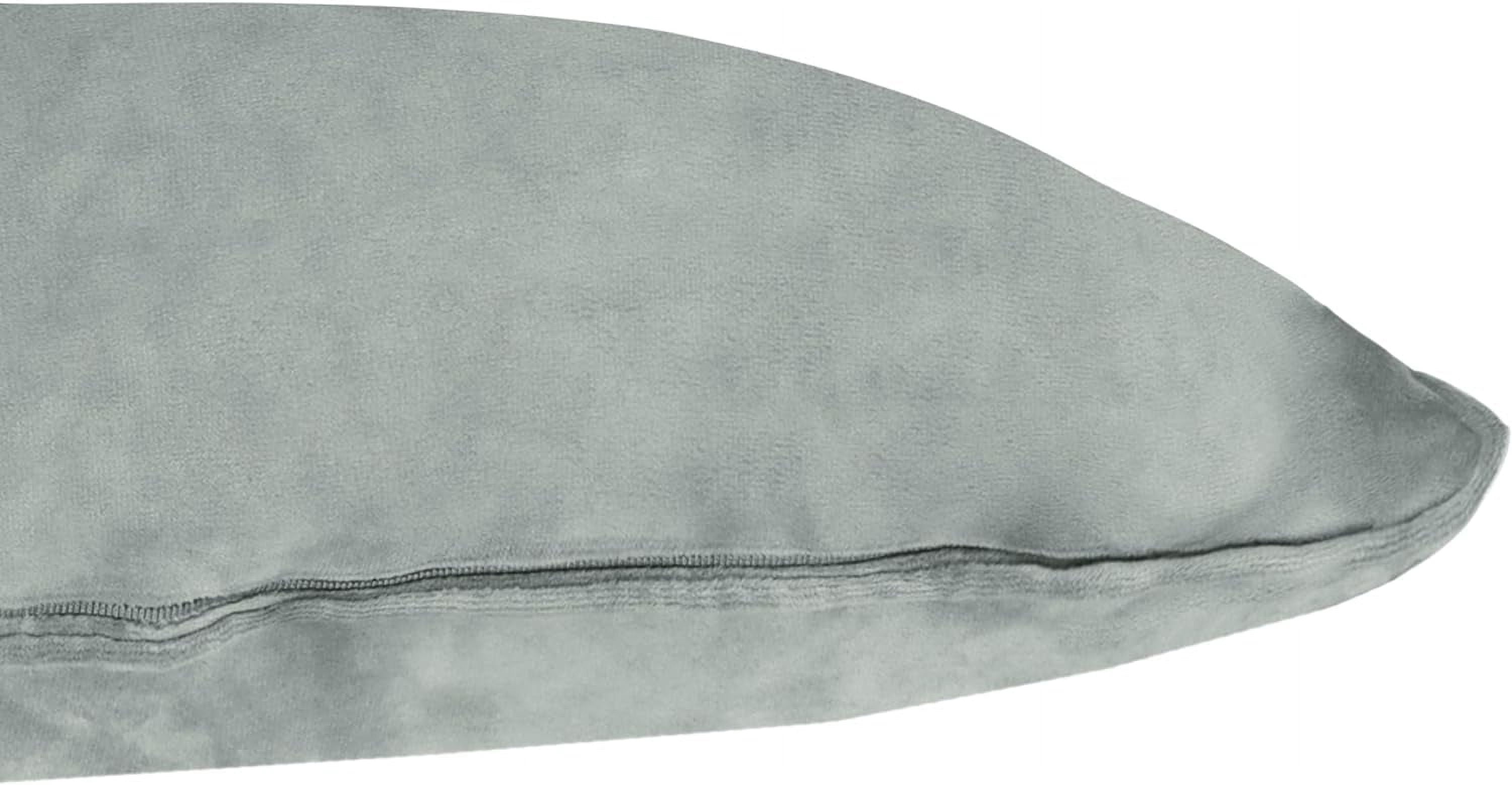 A1HC Hypoallergenic Down Alternative Pillow Inserts, 20x20 in, Square, Pack of 2, Dove Grey