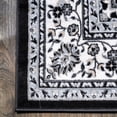 thumbnail image 5 of JONATHAN Y MODERN PERSIAN 2 x 10 Runner Rug, Palmette Floral - Cream/Gray/Black, MDP503B-210, 5 of 9
