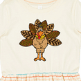 thumbnail image 4 of Inktastic Thanksgiving Turkey Girls Toddler Dress, 4 of 5