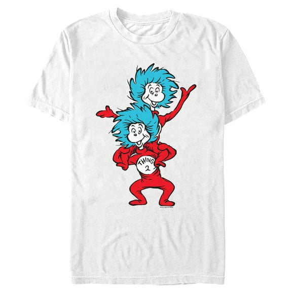 Men's Dr. Seuss Thing One and Thing Two Graphic T-Shirt