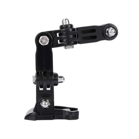 Injueey Soporte para casco a prueba de agua, accesorios para casco frontal con montaje de hebilla, base de brazo de goma curvada, soporte para Accesorios de cámara y óptica