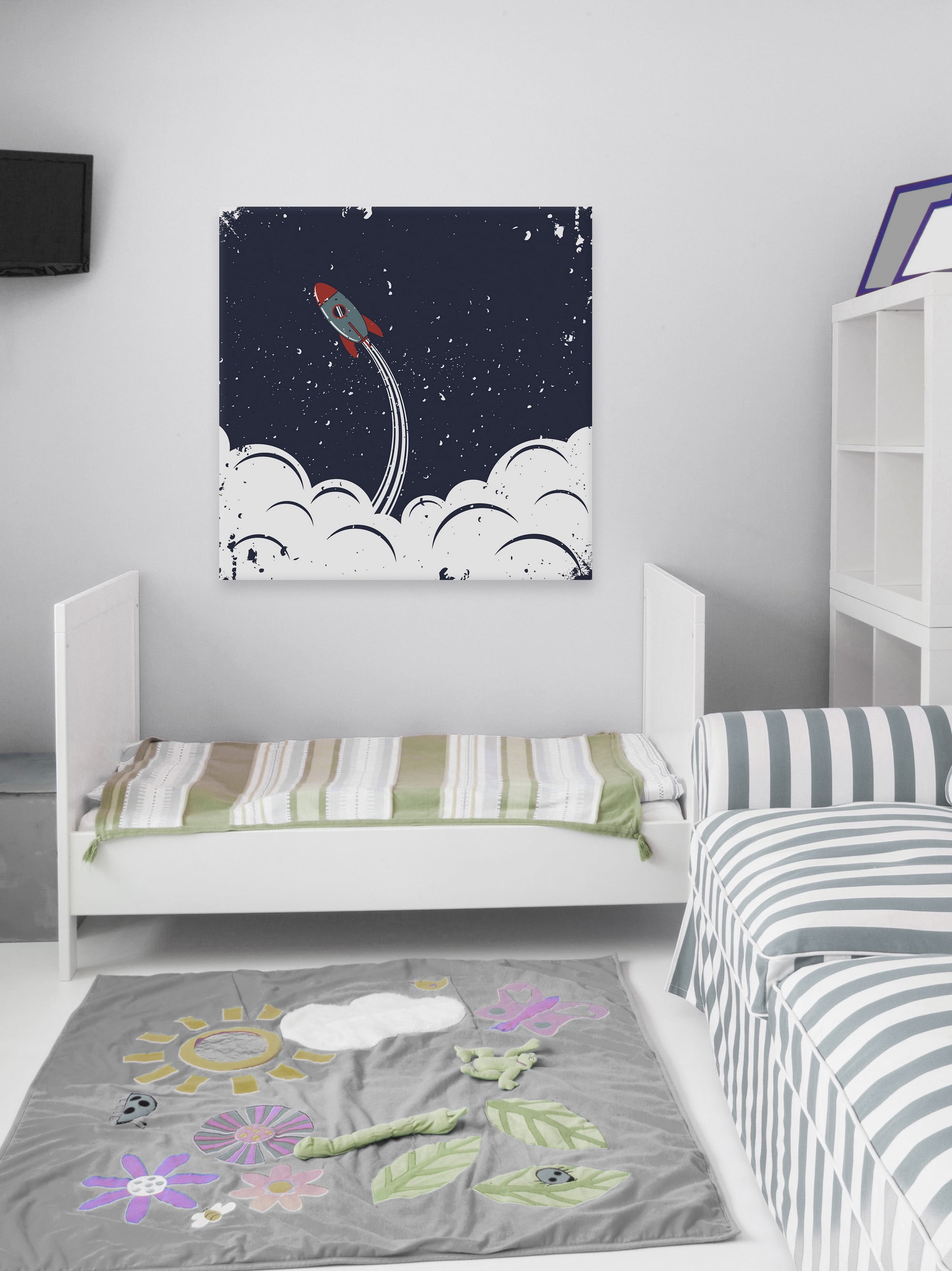 Marmont Hill Spaceship Launch Canvas Wall Art