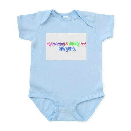 

CafePress - My Mommy & Daddy Are Lawyers (PASTEL) Infant Bodys - Baby Light Bodysuit Size Newborn - 24 Months