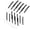 White, variant on Pair Of Versatile 5 In 1 Apparel Hangers Designed For Sweaters Jackets Shirts And More