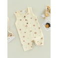thumbnail image 3 of JYYYBF Newborn Infant Baby Boy Girl One Piece Sleeveless Romper Hawaiian Printed Snap Crotch Short Jumpsuit, 3 of 6