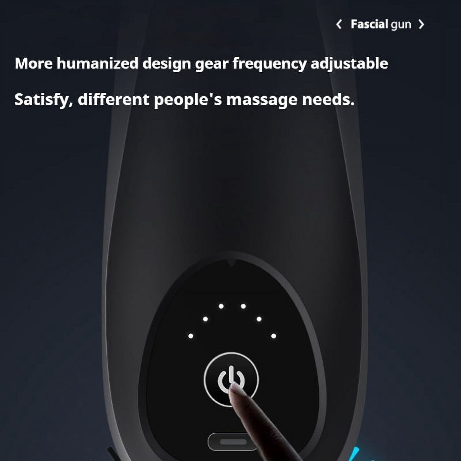 Mini Portable Exercise Muscle Relaxation Meridian Multi gear Adjustment Low Noise Precision Sound Massager Fascia Gun