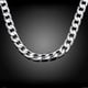 thumbnail image 2 of 925 Sterling Silver Necklace For Men's 20/24 Inches Classic 8mm Chain Luxury Jewelry Wedding Christmas Gifts, 2 of 5