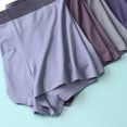 thumbnail image 3 of Men Underwear Plus Size Loose Modal Seamless Underpants Middle Waist Solid Color Breathable Underwear, 3 of 9