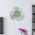 thumbnail image 6 of Tongina Iron Wall Decoration Floral Wall Hanging Decor Home Office Decor, Modern Wall Ornament Metal Wall Art for Hotel Kitchen Green Large, 6 of 8