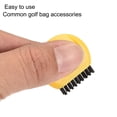 thumbnail image 4 of Uxcell Mini Golf Club Brush Portable Pocket Dust Groove Cleaner Yellow 5 Pack, 4 of 5