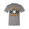 thumbnail image 2 of Wild Bobby No Diggity Boutta Bag it Up Ghost Bats Stars Pumpkin Halloween Orange and Black Halloween Men Tee, Heather Grey, 5X-Large, 2 of 6