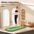 thumbnail image 4 of NIBOLOG 100x50CM Color Jump Rope Mat Double sided Anti slip Silicone Base Shockproof Fitness Exercise Mat Home Bedside Carpet, 4 of 8