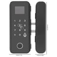 thumbnail image 4 of Black Style Smart Fingerprint Door Lock Corrosion and Rust Prevention, 4 of 16