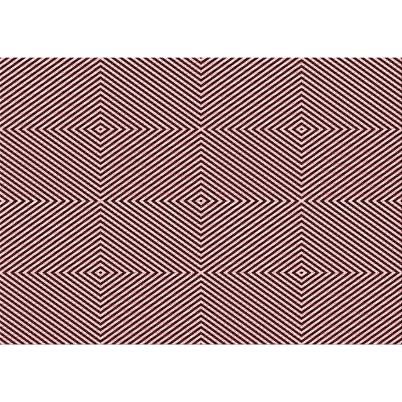 Ahgly Company Machine Washable Indoor Rectangle Transitional Deep Rose Pink Area Rugs, 2' x 4'