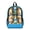 Construction Vehicles, variant on ZIATUBLES Clear Backpack, Heavy Duty Fabric & PVC Transparent Bookbag with Construction Vehicles Print, Large Capacity See Through Backpack for School College Work Travel Security