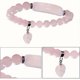 thumbnail image 4 of QUTETN Stone Bracelet 8mm Beads Chakra Heart Charm Bracelet Handmade Jewelry For Women, 4 of 4