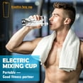thumbnail image 7 of EIMELI Electric Mixing Cup Protein Automatic Shaker Bottle 450ml Portable Vortex Mixer Cup Leakproof Sports Bottle USB Charge, 7 of 7
