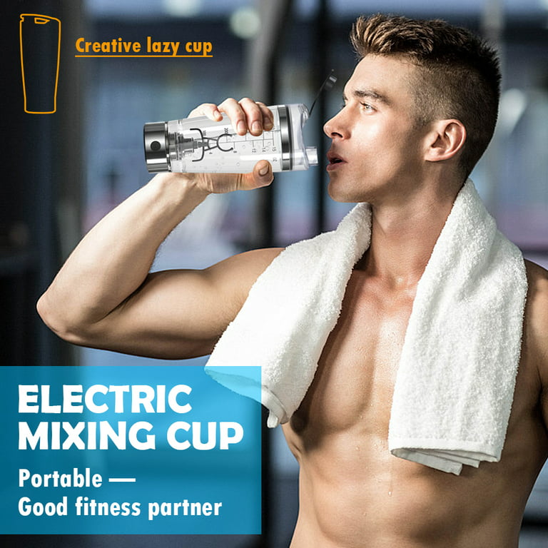 VONTER Electric Protein Shaker Mixing Bottle 450ml Portable Automatic  Vortex Mixer Cup Leakproof Protein Mix Bottle, USb Charging