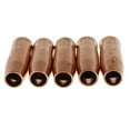 thumbnail image 4 of 1 15AK MB15 MIG CO2 Soplete de Soldadura de Boquilla Cónica Y Copa Protectora Y Boquilla de Gas, Paquete Con seda de cobre 1.2 Yotijar Boquilla de gas de la antorcha de soldadura 15AK, 4 of 7