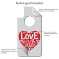 thumbnail image 4 of DistinctInk Custom SKIN / DECAL compatible with OtterBox Commuter for iPhone X / XS (5.8" Screen) - Red Heart - Love Each Other, 4 of 5