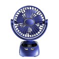 thumbnail image 3 of 3000mAh N33 USB Clip Fan Clip on Fan Mini Fan with Clip Aromatherapy Use Digital Display Portable Bedroom Stroller Fan,D, 3 of 5