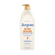 Jergens Ultra Healing Hand and Body Lotion, Dry Skin Moisturizer, Fragrance Free, 22.6 fl oz