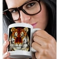 thumbnail image 2 of 3drose, Tiger -tiger Fractalius Art, 15oz Mug, 2 of 6