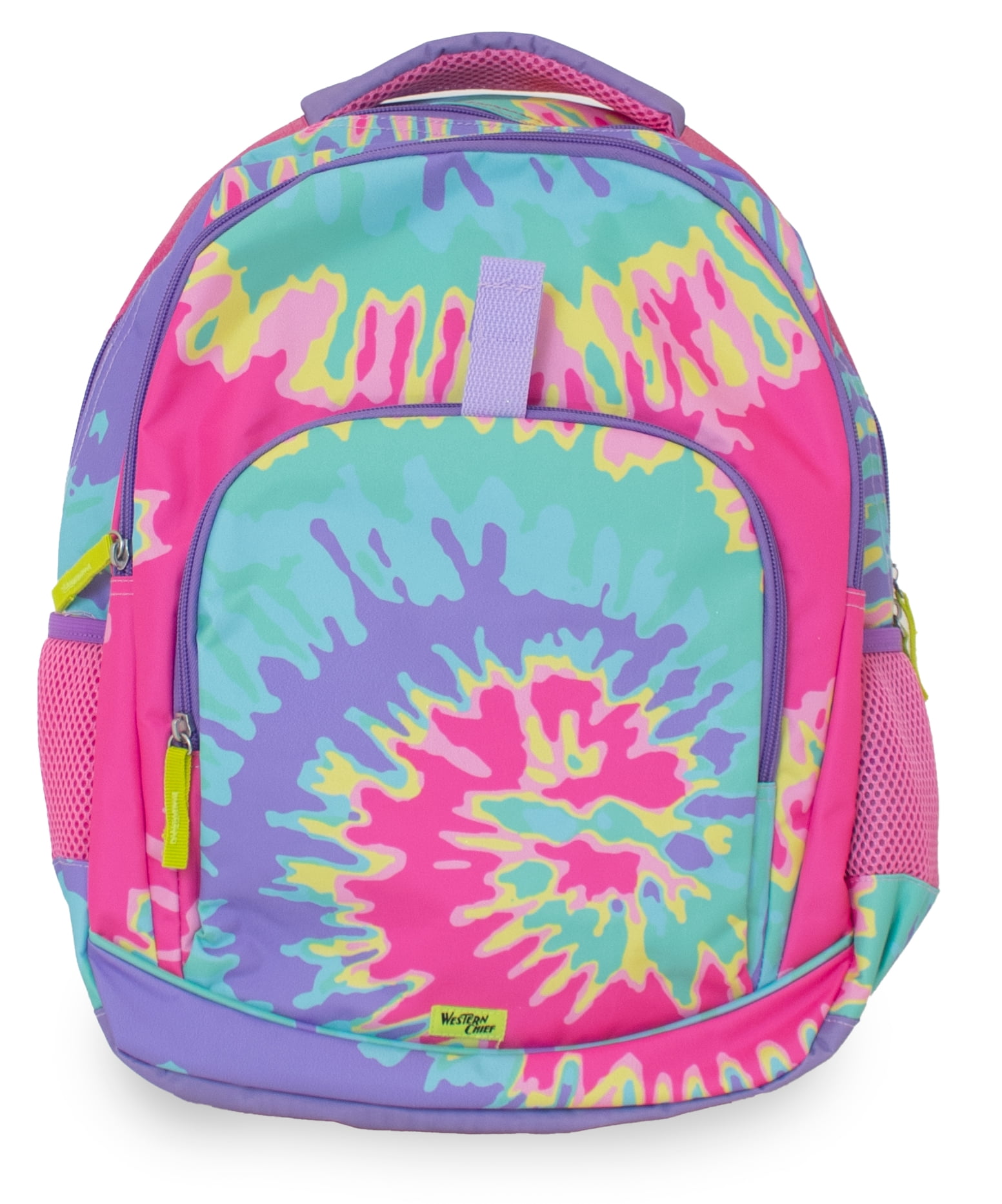 Western Chief Kid's Tie Dye Backpack Bundle with Lunch Box and Pencil Pouch