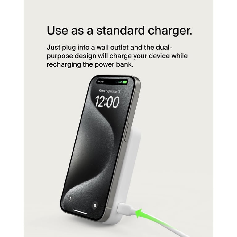 Belkin BoostCharge Pro Wireless Power Bank 10K w/ Qi2, MagSafe