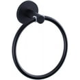 thumbnail image 2 of Magnetic Towel Ring Matte Black Hand Towel Holder Stainless Steel Towel Rack Tower Bar for Refrigerator Metal Cabinet, 2 of 5