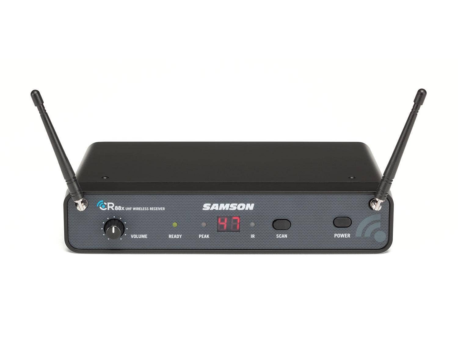 Samson Technologies Concert 88x Presentation Wireless System with LM5 Lavalier Microphone K Band SWC88XBLM5-K, Black