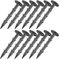 FUTUREORYY 30Pcs U Shaped Garden Pins Heavy Duty PP Black for Gardening Use