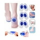 thumbnail image 2 of 3 Par Talonera Espolón Plantillas Ortopédicas Gel Calcáneo transparente azul, 2 of 3
