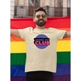 thumbnail image 2 of Coming Out Club Bubblegum Text T-Shirt Men -Smartprints Designs, Male 3X-Large, 2 of 4