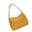 Yellow, variant on PU Studded Shoulder Bag 90s Retro Punk Styles Small Purse for Fashion Forward Women Zippered Underarm Handbag