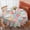 Pioneer Flower Floral-3, variant on Pioneer Flower Floral Print Pattern Round Tablecloth 60 X 60 Inch, Wrinkle Resistant Wipeable Table Cloth for Kitchen Dining Picnic Patio Party