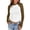 1# Light Brown, variant on Long Sleeve Shirts for Women Color Block Raglan Shirts Thermal Tops Crewneck Slim Fit Soft Stretchy Base Layer Trendy Y2K Streetwear Fall Winter Undershirts