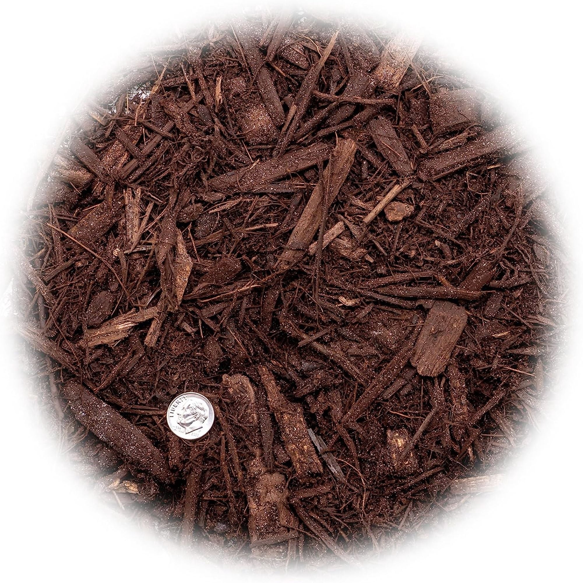 Gardenera Brown Mulch - Protect Your Plants with a Sustainable Ground Cover - 4 QUARTS
