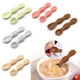 thumbnail image 5 of Plato de comedor de silicona con ventosa para bebé, juego de cuchara de arroz, platos bonitos de dibujos animados para niños, vajilla para bebé con cara sonriente, cuenco Retro para chico, 5 of 5